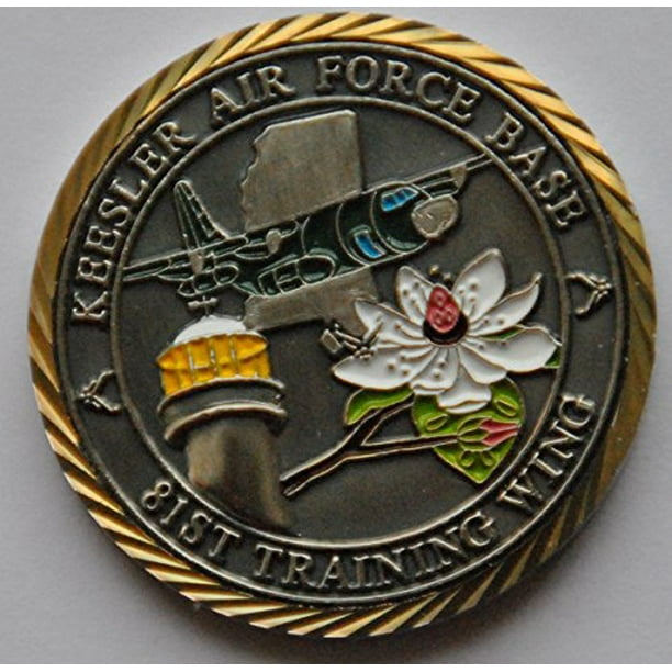 KEESLER AIR FORCE BASE  81ST  TRAINING WING CHALLENGE COIN